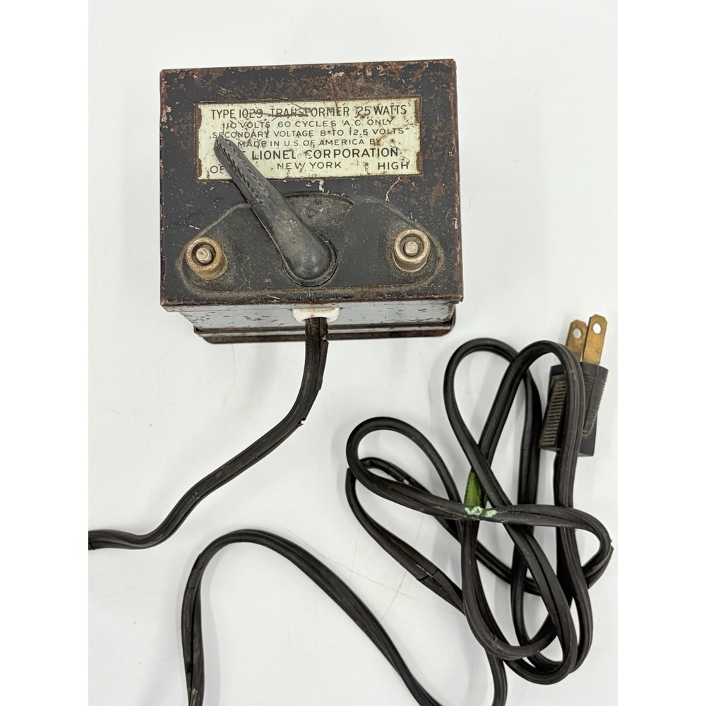 Vintage Lionel Corporation Type 1029 Transformer UNTESTED